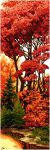 Tapestry "Crimson forest" (35х115)