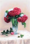 Красные розы (35х48) д/б