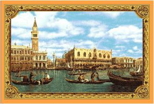 Гобеленовое панно "Венеция". Размер 195Х125 см.