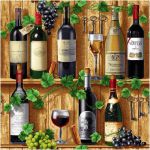 Панно "Виноградное вино" (140х190)