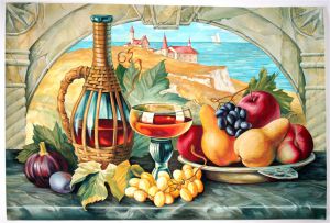 Гобеленовая картина "Дофине (виноград)" Размер картины 70х50 см.