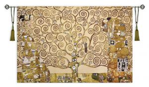 Гобеленовое панно "Древо жизни Г. Климт". Размер панно 210х138 см.