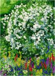 Панно "Мечта художника (белые розы)" (145х200)