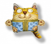Подушка-игрушка "Кот с карманом" (50х50)