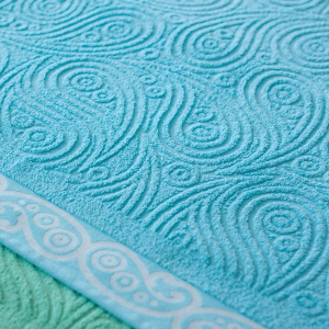 Махровое полотенце "Огурцы", размер 35х70